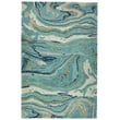 Product Image of Contemporary / Modern Teal (91) Area-Rugs