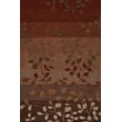 Product Image of Floral / Botanical Paprika, Chocolate Area-Rugs