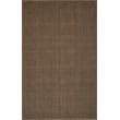 Dalyn Monaco Sisal MC-300 Fudge rug in rich brown tones; hand-loomed wool design enhances any room with its elegant texture.