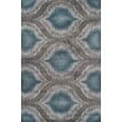 Product Image of Contemporary / Modern Teal, Grey, Silver Area-Rugs