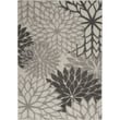 Product Image of Floral / Botanical Silver, Grey Area-Rugs