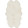 Product Image of Animals / Animal Skins 4' x 6' White (SHS-9600) Area-Rugs