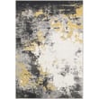 Product Image of Abstract Charcoal, Black, Mustard, Cream, Gray (PEI-1011) Area-Rugs