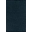 Livabliss Mystique Solid Navy rug in wool, hand-loomed design showing deep navy color; ideal for modern or classic room settings.