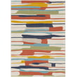 Product Image of Contemporary / Modern Orange, Yellow, Ivory (CIT-2339) Area-Rugs