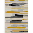 Product Image of Contemporary / Modern Mustard, Black, Light Gray, Taupe (CIT-2340) Area-Rugs