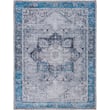 Product Image of Traditional / Oriental Pewter, Taupe, Light Blue (AML-2359) Area-Rugs