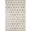 Livabliss Granada 485360 Ivory and Medium Brown rug, hand-tufted with intricate patterns, adding warmth and elegance to a stylish living space.