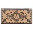 Product Image of Novelty / Seasonal Liora Manne &middot; Dwell &middot; Vine Initial Mat &middot; Black, Natural (9004-48A) Area-Rugs
