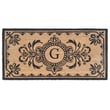 Product Image of Novelty / Seasonal Liora Manne &middot; Dwell &middot; Vine Initial Mat &middot; Black, Natural (9004-48G) Area-Rugs