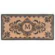 Product Image of Novelty / Seasonal Liora Manne &middot; Dwell &middot; Vine Initial Mat &middot; Black, Natural (9004-48M) Area-Rugs