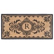 Product Image of Novelty / Seasonal Liora Manne &middot; Dwell &middot; Vine Initial Mat &middot; Black, Natural (9004-48R) Area-Rugs