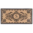 Product Image of Novelty / Seasonal Liora Manne &middot; Dwell &middot; Vine Initial Mat &middot; Black, Natural (9004-48S) Area-Rugs