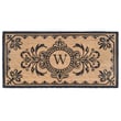 Product Image of Novelty / Seasonal Liora Manne &middot; Dwell &middot; Vine Initial Mat &middot; Black, Natural (9004-48W) Area-Rugs