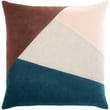 Product Image of Contemporary / Modern Beige, Teal, Garnet (MZA-002) Pillow