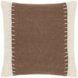 Product Image of Solid Dark Brown, Ivory, White (NKO-003) Pillow