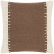 Product Image of Solid Surya &middot; Niko Pillow &middot; 23920 &middot; Dark Brown, Ivory, White (NKO-003) Pillow