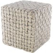 Product Image of Contemporary / Modern Surya &middot; Cordoba Pouf &middot; 23913 &middot; Light Gray, Cream (CDPF-002) Poufs