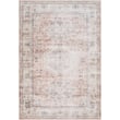 Livabliss Lavable Printed rug in light grey, taupe, and sterling grey, complements modern interiors with its elegant pattern and soft hues.
