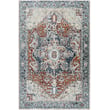 Product Image of Traditional / Oriental Blue, Rust, Grey (LVR-2323) Area-Rugs