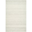 Livabliss Mardin 527154 rug in ivory, light beige, grey hues; handwoven design on hardwood floor, creating a cozy, elegant setting.