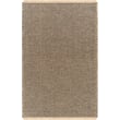 Becki Owens x Livabliss Kimi 33724 rug in tan and ink blue, featuring a geometric pattern perfect for modern living room decor.