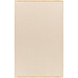 Becki Owens x Livabliss Kimi 33724 Tan, Light Beige rug in a minimalist living room setting, showcasing its elegant and neutral tones.