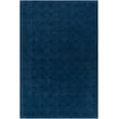 Livabliss Brook 490890 Onyx, Marine Blue rug in a hand-tufted design. Features a stylish geometric pattern in blue and neutral tones.