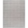 Livabliss Brook 491005 Grey (BKO-2347) rug, hand-tufted, featuring a modern geometric pattern in grey and ivory tones, enhancing any living space.