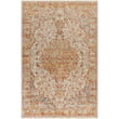 Livabliss Mona Lisa 32322 rug in tan, brick, and blue tones, showcasing intricate patterns; ideal for adding warmth to living spaces.