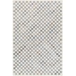 Livabliss Ottawa 32479 rug in off-white, blue, and beige. Hand-tufted design adds elegance to any living room or bedroom setting.