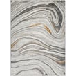 Product Image of Abstract Grey, Charcoal, White (SFO-2305) Area-Rugs