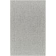 Becki Owens x Livabliss Birdie 491176 Silver, Grey rug (BORD-2302) showcasing a modern design with subtle textures in a neutral setting.