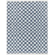 Livabliss Birmingham 476576 Ivory and Blue area rug, showcasing a geometric pattern, ideal for adding a modern touch to any room.