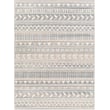 Livabliss Santana Washables rug in grey, cream, mustard hues showcasing a sophisticated pattern, perfect for enhancing any modern living space.
