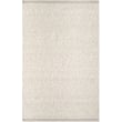 Surya Jadie 489335 light grey, ash, and off-white rug, handwoven, showcasing a subtle textured pattern in a modern living space.