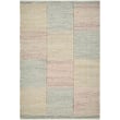 Surya Leipzig 488368 Ash, Light Grey rug in a serene setting, showcasing its handwoven texture and subtle light grey tones.