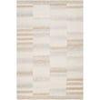 Ivory, cream, and tan Becki Owens x Livabliss Max 496799 rug, hand-tufted, showcasing a neutral design ideal for modern interiors.