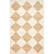 Vivir x Livabliss Antho 541341 rug in beige, natural, and pearl hues. Handwoven jute construction, adds a cozy touch to any room.
