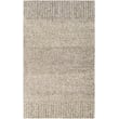 Handwoven Vivir x Surya Mae rug in dark brown, features intricate patterns, ideal for adding warmth and style to modern interiors.