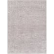 Galey Alix x Livabliss Collins Avenue rug in medium grey, ivory, and taupe; features intricate patterns, ideal for modern settings.