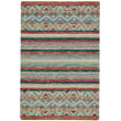 Product Image of Contemporary / Modern Blue, Red (2569-985) Area-Rugs