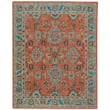 Product Image of Traditional / Oriental Terracotta, Blue, Brown (2575-860) Area-Rugs