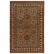 Product Image of Traditional / Oriental Green, Terracotta, Tan (3458-225) Area-Rugs