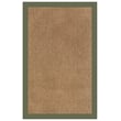 Capel Zelda Basketweave Green (Canvas Fern) rug, featuring a woven olefin texture, showcases earthy tones ideal for cozy home decor.