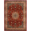 Capel Thrace Heriz Copper rug showcasing intricate traditional patterns in rich copper and ivory hues adds warmth to any room setting.