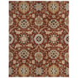 Capel Urda Keshan Cinnamon rug in vibrant red and cinnamon colors, hand-tufted, perfect for adding warmth and elegance to any room.