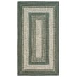 Capel Winthrop Winthrop Green braided rug in earthy tones, featuring a mix of green, beige, and brown, perfect for cozy living spaces.