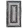 Capel Winthrop Winthrop Grey braided rug with a classic design in shades of grey, cream, and earth tones, ideal for cozy home settings.