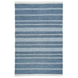 Capel Oxfordshire Oxfordshire Blue and Ivory flat-woven rug with intricate patterns.